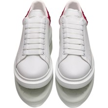 Globalux Women’s Alexander Mcqueen Sneakers - Sneaker In White/red - Alexander Mcqueen Kadın Sneaker