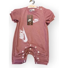 Woops Baby Marka Nke Desen Çıtçıtlı Tulum Unisex 6-24 Ay