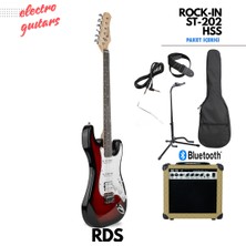 Rockin ST-202- Elektro Gitar Set Rds