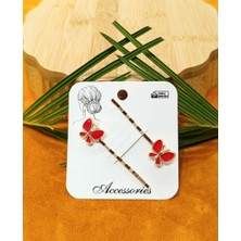 Monalisa Home Lüks Kelebek  Figürlü Tel Toka