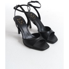 Liza Shoes Daisy Kadın Topuklu Bilekten Bağlamalı Ayakkabı A025-K101
