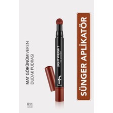 Flormar Hafif Yapılı Mat Dudak Pudrası (Kahve) - Lightweight Lip Powder - 011 Mature - 8682536007535