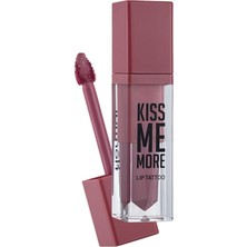 Flormar Uzun Süre Kalıcı Likit Mat Ruj (Doğal Koyu Pembe) - Kiss Me More Lip Tattoo - 006 - 8690604572861