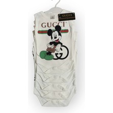 Baby Marka Cuccy Desen Çıtçıtlı Kolsuz Bady Kız 6-24 Ay