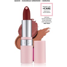 Avon Hydramatic Kırmızı Ruj Fawn A Vitamini ile Nemlendirici Etki Sunan Kompakt Ürün