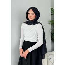 Normany Bayan Büzgülü Likralı Body