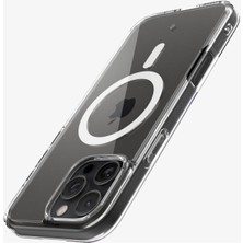 Apple iphone 16 Pro Magsafe Kablosuz Şarj Uyumlu Şeffaf Kılıf