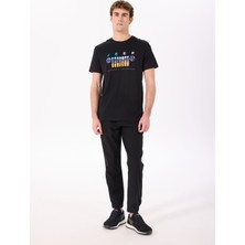 Jeep Lastikli Bel Lastikli Paça Basic Siyah Erkek Pantolon J5SM-PNT7676