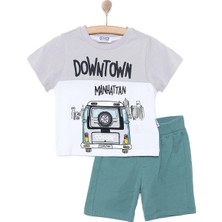 Midimod Fun World 3D Erkek Tshirt-Şort Erkek Bebek