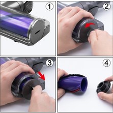 Dyson V8/V10/V11/V15 Için Motorlu Fırça Başlığı Fırça Rulosu Uç Kapağı (Yurt Dışından)