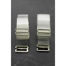 Red İç Giyim Metal Uçlu Şeffaf Sütyen Askısı 3'lü Paket (Çift)