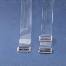Red İç Giyim Metal Uçlu Şeffaf Sütyen Askısı 3'lü Paket (Çift)