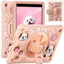 Puluzdg iPad 10.2 2021/2020/2019 Için Silikon Hibrit Pc Kılıfı (Yurt Dışından)