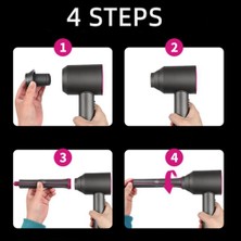 Saç Kurutma Makinesi Uzun Namlulu Ek Parçası Dyson Airwrap Uzun Kıvırma Namlulu Saç Kurutma Makinesi Hava Şekillendirici Alet 2 Adet (Yurt Dışından)