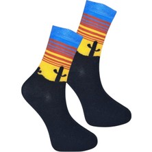 Hanse Socks 5'li Kaktüs Desenli Spor Çorap Seti