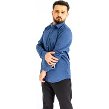 Jakamen Erkek Pamuklu Gömlek Lacivert
