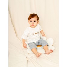 Kidaxi Ayıcık Nakışlı Tişört Pantolon Takım