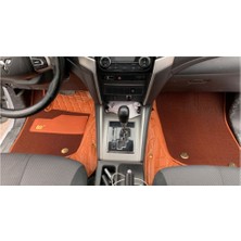 Mitsubishi L200 2015-2019 Arası Araca Özel 8d Çift Katmanlı Havuzlu Paspas Takımı