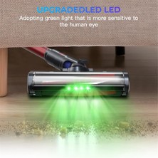 Oeehjllk Dyson V7 V8 V10 V11 V15 LED Farlı Elektrikli Süpürgeler Için Sert Zemin Aparatı Kıl Rulo Fırça Başlığı (Yurt Dışından)
