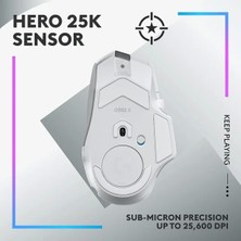 Logitech G502 x Plus Kablosuz Rgb Oyun Mouse Beyaz Rgb Var Kablosuz