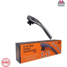 Merxas  Magic Massager Masaj Aleti Şarjlı Vücut Sırt Masajı 6 Aparatlı JY2024