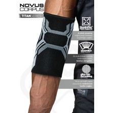 Novus Corpus NoCo Fitness Spor Dirseklik Unisex Elbow Sleeve Spor Antrenman Destek Koşu Gym Ortopedik Dirseklik -1 Adet