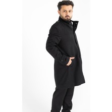 Jakamen Yünlü Kaban Siyah