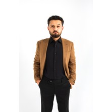 Levent Serez Ceket Kahverengi