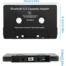 Kigiwaa Evrensel Kaset Bluetooth 5.0 Adaptörü Dönüştürücü Aux Stereo Müzik Adaptörü Kaseti Için Araç Teyp (Yurt Dışından)