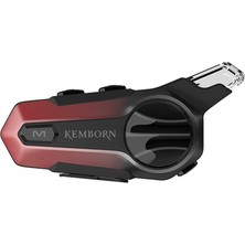 Kemborn  2 Kişilik 1Adet Evrensel Eşleşme Intercom Bluetooth 5.3 Motosiklet Kask Kulaklık Seti interkom X2 Pro.