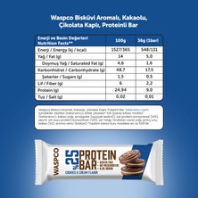 WaspCo Bitter Çikolata Kaplı Protein Bar Karma 36gr x 12 Adet (3 Çeşit)