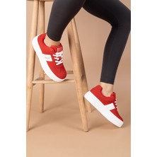 Getcho Hampton Kadın Kırmızı Spor Ayakkabı BNI-11241