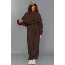Unisex Oversize 3 Iplik Şardonlu Eşofman Takımı