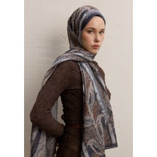 Fresh İndigo Paısley Elegance Desen Şal