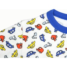Çocuk Pijama Takımı 1-5 Yaş Arabalar Desen