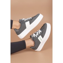 Getcho Hampton Kadın Gri Spor Ayakkabı BNI-11241