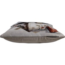 Belıeve Cat Box Jakarlı Dokuma Goblen Sevimli Kedi Kırlent 45*45