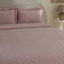 Karaca Home Viona Çift Kişilik Yatak Örtüsü Seti Pudra