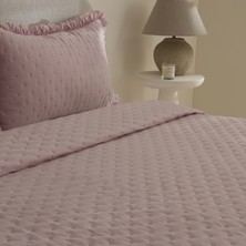Karaca Home Viona Çift Kişilik Yatak Örtüsü Seti Pudra