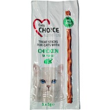Zen Dog Cats Choice Nutrition Tavuklu Kedi Ödül Çubukları, Lezzetli ve Besleyici Atıştırmalıklar (3X5G)
