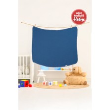 Hafy Baby Pamuklu Indigo Çoban Dikiş Detaylı 4 Katlı Müslin Battaniye