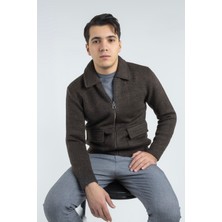 Kesik Etiket Mont 02 Koyu Kahve