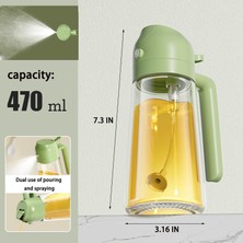 Mcreative Pişirme İçin Yağ PÜSKÜRTÜCÜ,470ML Zeytinyağı Püskürtücüsü,hava Fritözü İçin Yağ Püskürtücüsü,salata,barbekü,kavurma