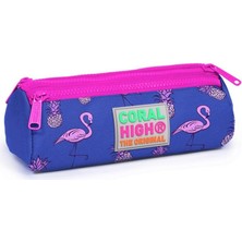 Mcreative High Mor Flamingo Kalem Çanta, Üç Bölmeli 22316