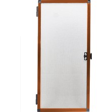 Kamataş Menteşeli Pencere Kedi Sinekliği Yırtılmaz Telli (Pet Tül) Sineklik Kahverengi, 70x130 İstenilen ölçüde