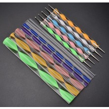 Mcreative Fabric Dot Kalemleri, Dot Çubukları 13 Parça, Büyükten Küçüğe Tüm Boyutlar