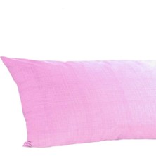 Turca-Ranforce Yan Yatış Yastık Kılıfı 40 x 120  cm  Toz Pembe (Toz Pembe)
