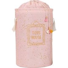 Mcreative Baby Yuvarlak Torbalı Sepet (Pembe)