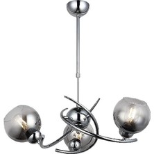 Mcreative Hedra 3 Lü Krom Sarkıt Avize 3XE27