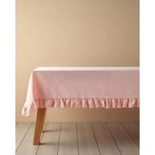 Home Flor Pura Polyester Masa Örtüsü Pembe